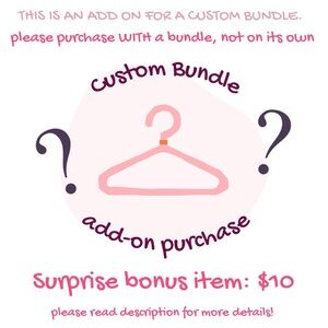 BUNDLE ADD-ON ✨ BONUS ITEM ✨